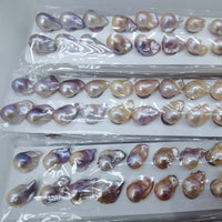 ELEISPL Loose Pearl 10 Pairs Huge Baroque Pearls Unadrilled 14-16x16-22mm