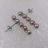 10 Pairs Wholesale Retail Long Style Studs Pearl Earrings S925 Rare Jewelry