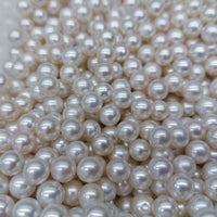 AAA 6.5-7mm round loose real pearl round shape Freshwater pearls lots