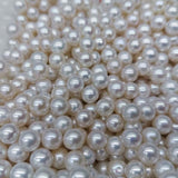 AAA 6.5-7mm round loose real pearl round shape Freshwater pearls lots