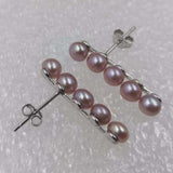 10 Pairs Wholesale Retail Long Style Studs Pearl Earrings S925 Rare Jewelry