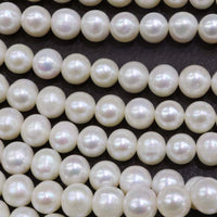 Wholesale 10strands near round potato freshwater pearl 9-10mm