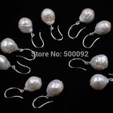 Natural 10-11mm Furrow Kasumi pearl earring wholesale