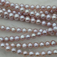 AAA high quality lots 3strands 6mm natural pearl wholesale strings