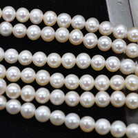 AAA high quality lots 3strands 6mm natural pearl wholesale strings