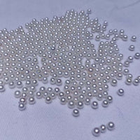 Newly Lots half drilled loose pearl 3mm 4mm 5mm round freshwater pearls