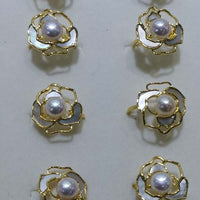 14k gold filled rings finest fresh water pearl different style option ZJ9000511