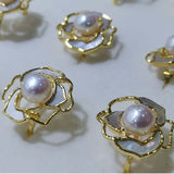 14k gold filled rings finest fresh water pearl different style option ZJ9000511