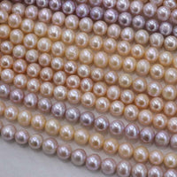 Wholesale 10strands near round potato freshwater pearl 9-10mm